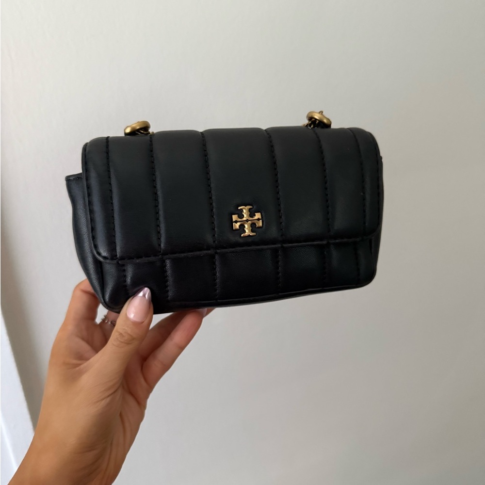 Tory Burch Black Crossbody Bag with Gold Hardware